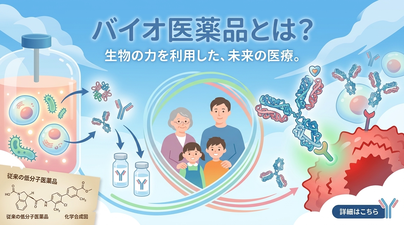 バイオ医薬品をお使いのみなさまへ